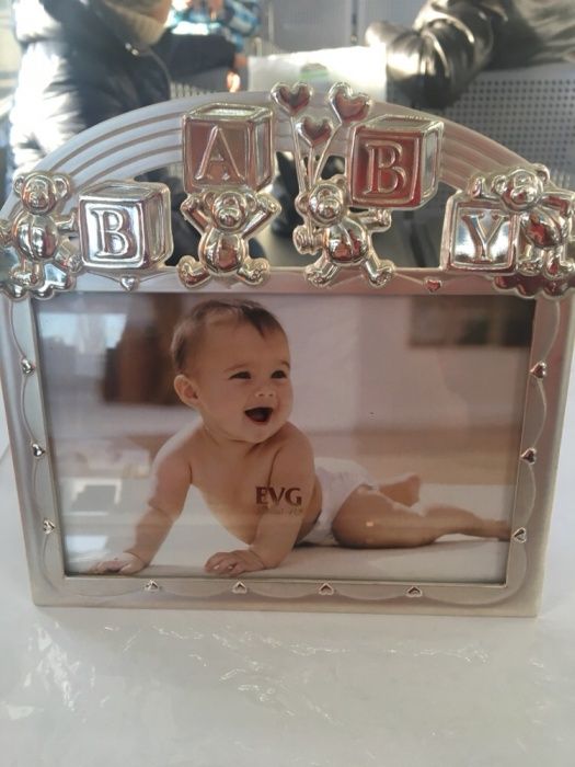 Фоторамка дитяча металева 10*15