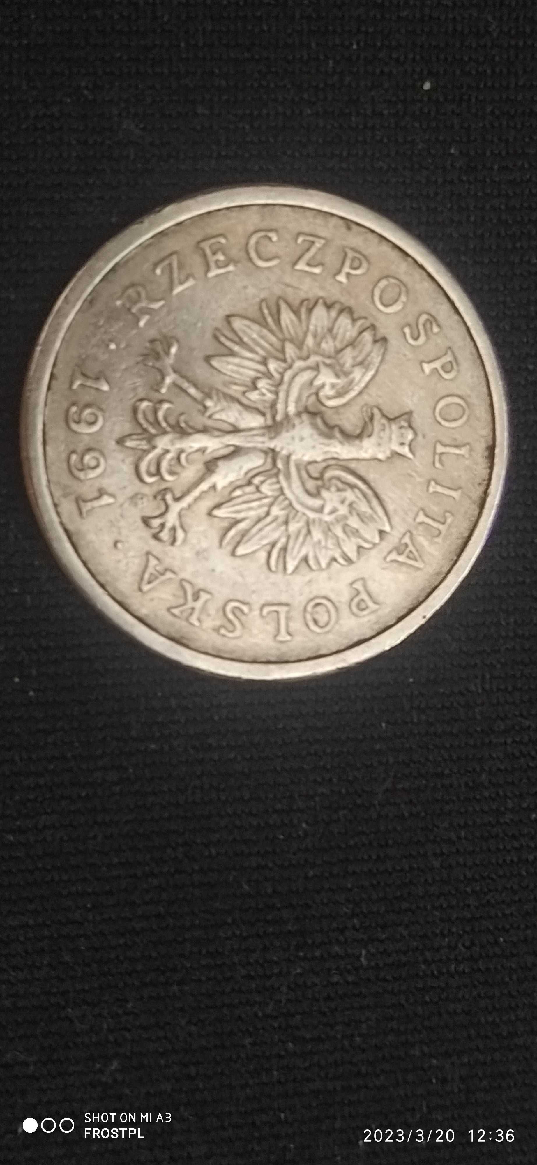 Moneta 1 zł 1991 r.