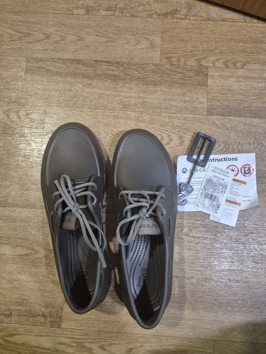 Чоловічі топсайдери Crocs Jibbitz Classic мокасини 46-47 (M12) 30.