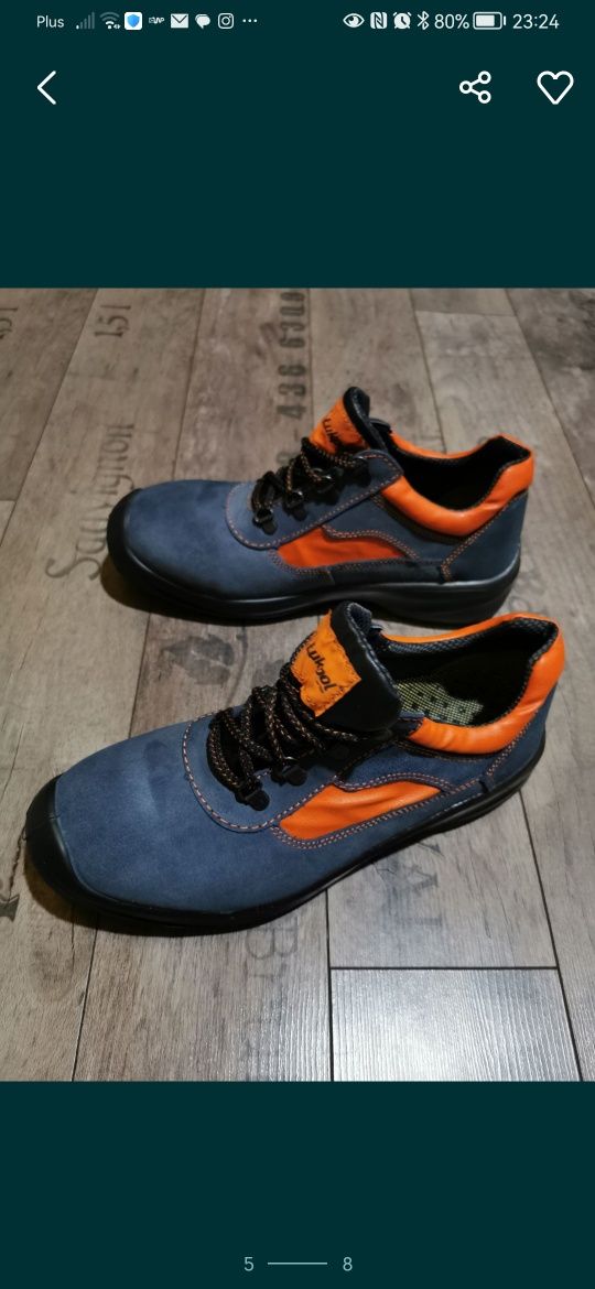Skórzane Robocze Buty Męskie Łukpol Lekkie Wygodne