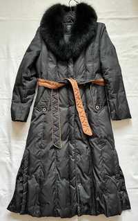 Пуховик snow owl розмір м зимове пальто довга куртка