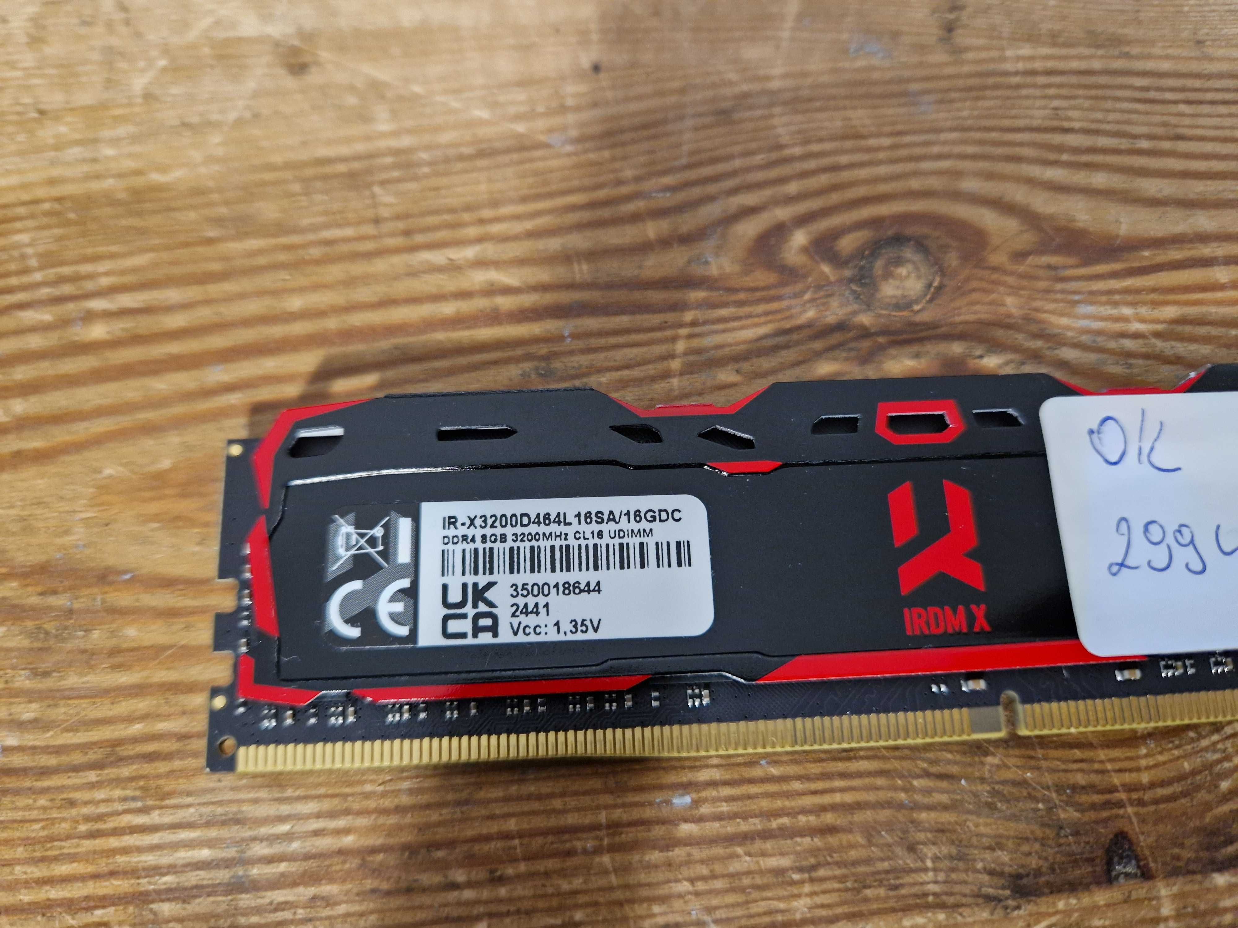 GoodRam IRDM X DDR4 3200 8GB  CL16 (2994)