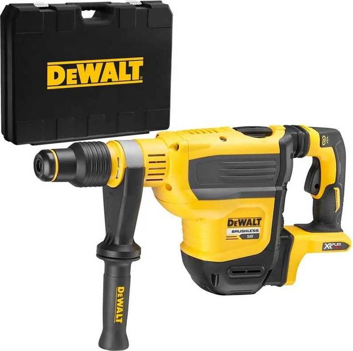 Młot wiercąco-kujący aku. SDS-max 54v 10,5J 6,8kg XR walizka DeWalt