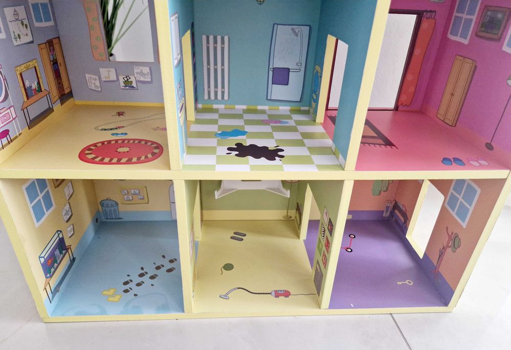 Domek Świnka Peppa Drewniany ,wysokość 65cm