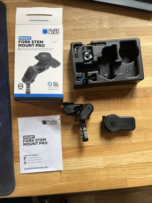 Uchwyt motocyklowy Quad Lock Fork Stem Mount Pro