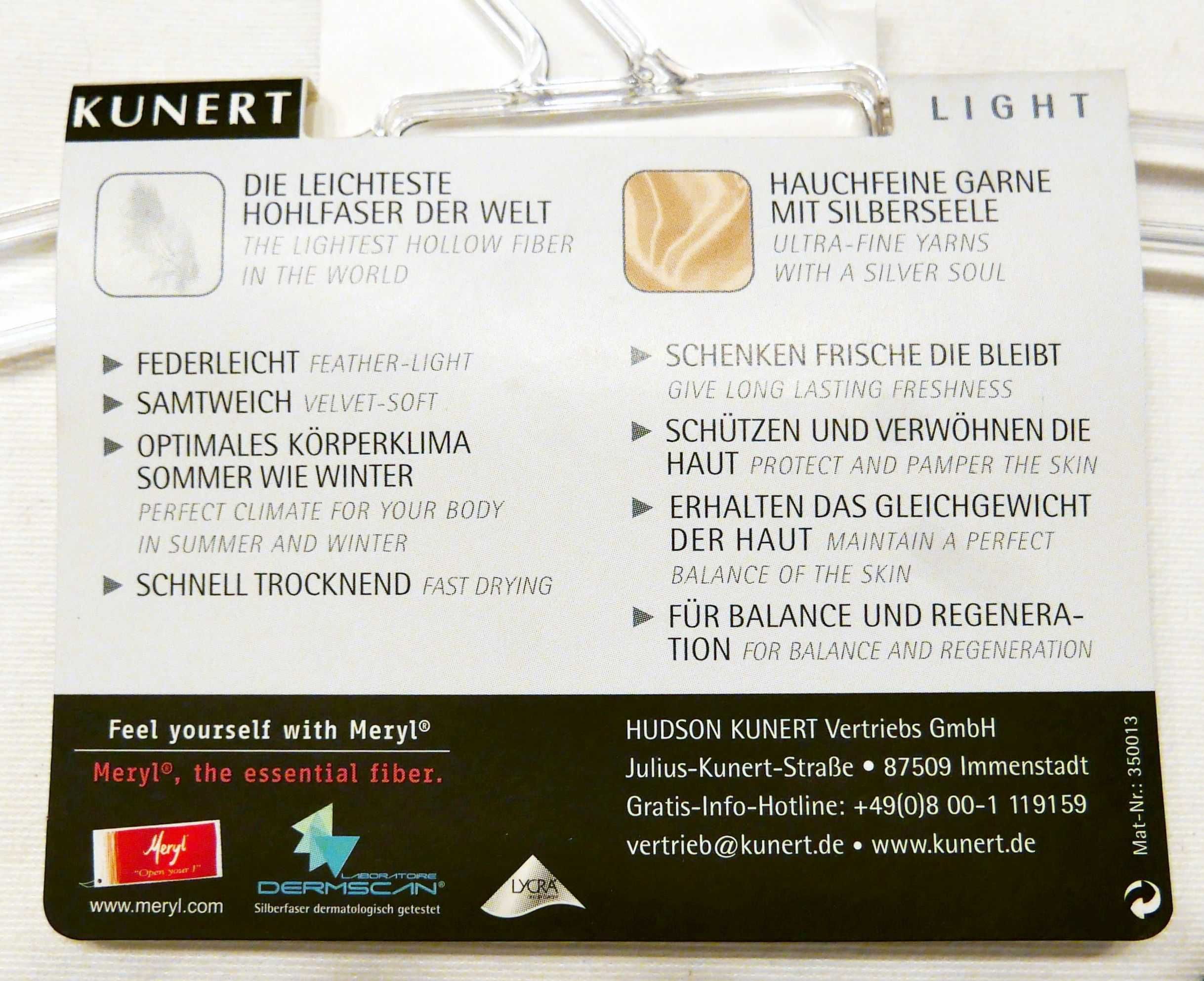 Aksamitnie miękkie stringi lekkie KUNERT LIGHT białe XS/S -80%