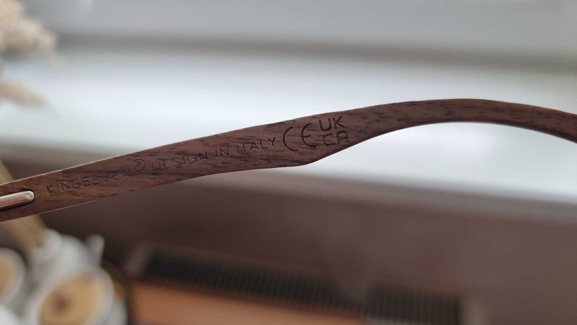 King Seven Okulary przeciwsłoneczne nerdy Blue