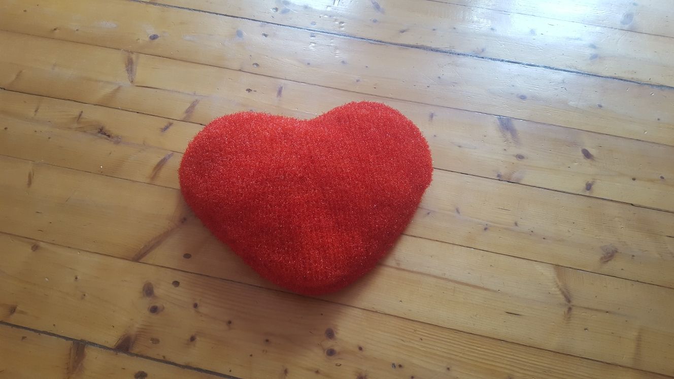 Poduszka dekoracyjna w kształcie serca Walentynki miłość dzień babci