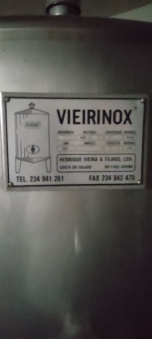 Cuba em inox de 1000 litros