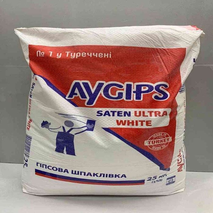Штукатурка AYGIPS IZO старт, Saten фінішна (25 кг)