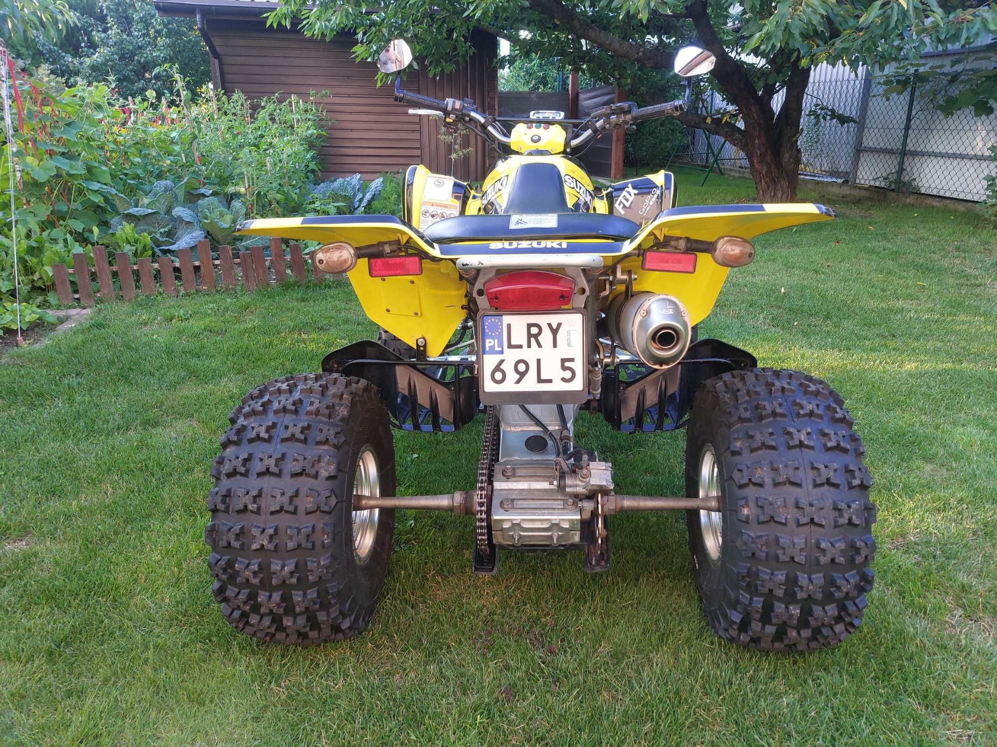 Suzuki LTZ 400 Homologacja  Zarejestrowany L7e