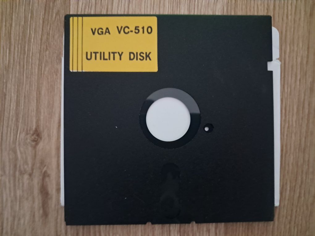 Dyskietka 5,25 cala - VGA VC-510 UTILITY DISK
