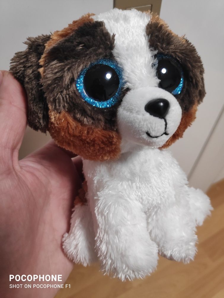 Новенька собачка іграшка глазіки перламутрові очки