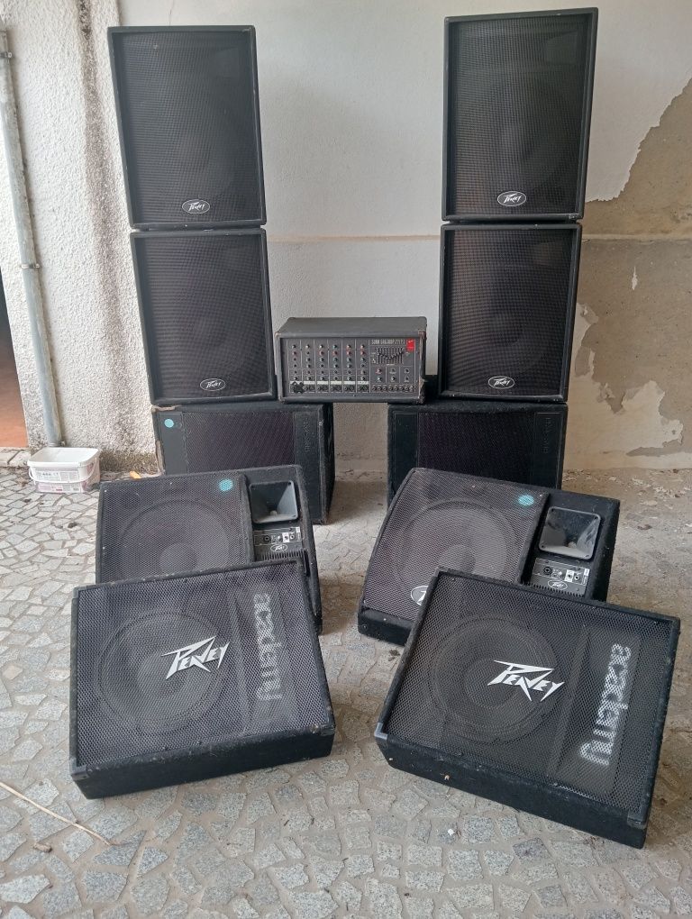 PA da Peavey c/10 colunas