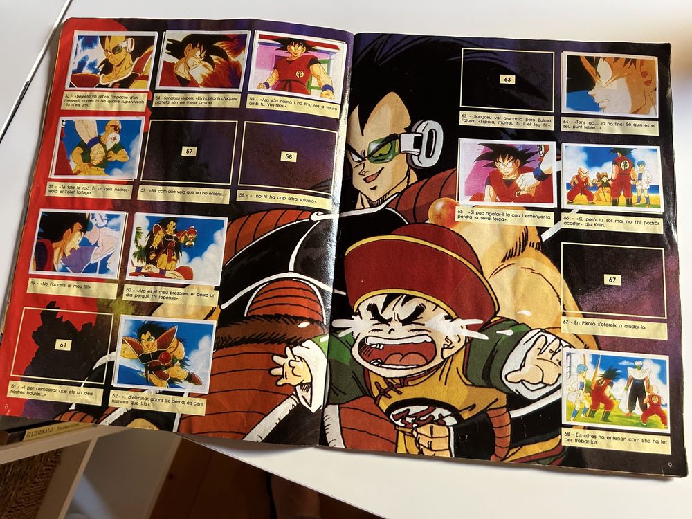 Álbum Dragon Ball Z Espanhol