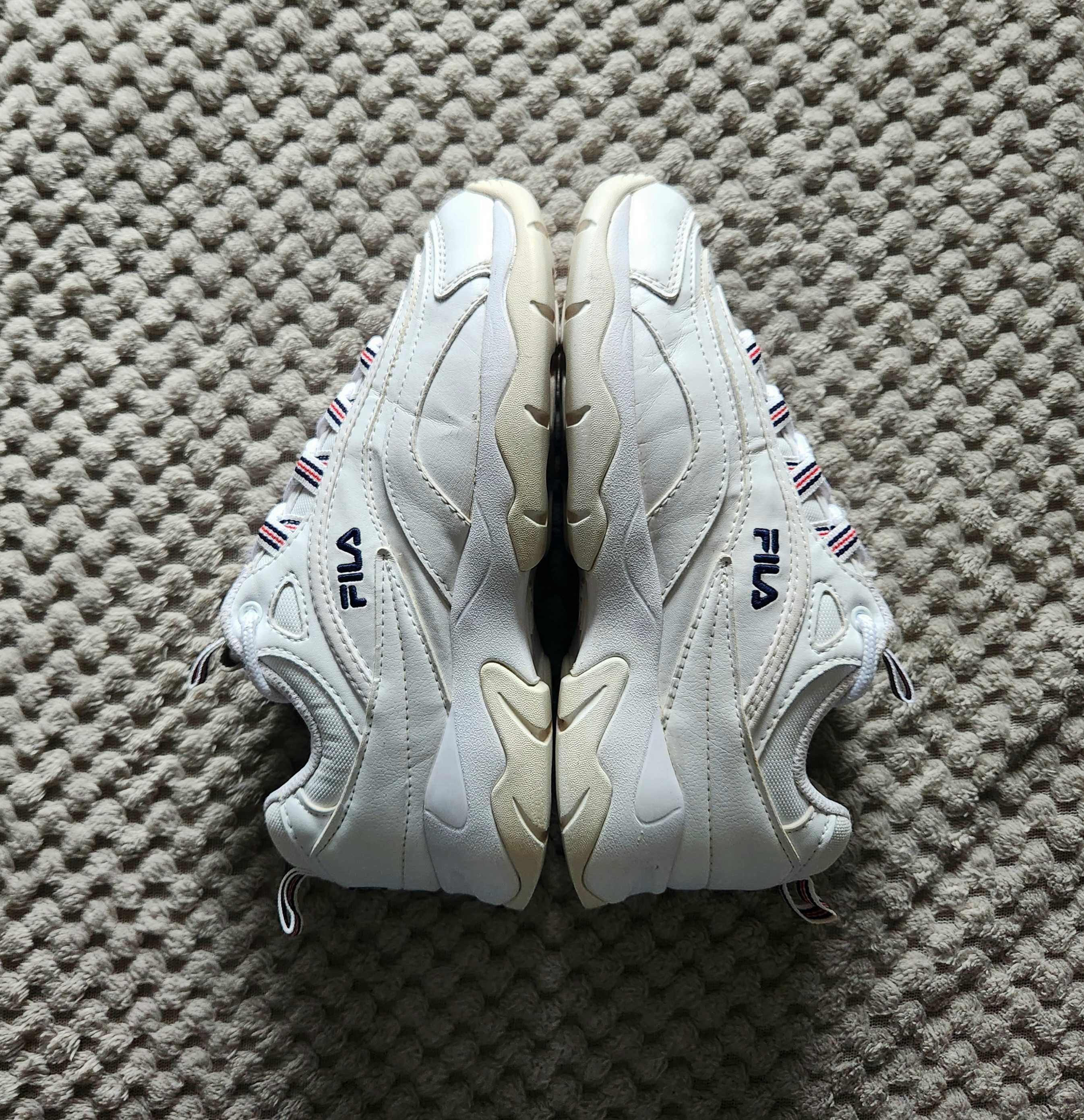 Fila Ray Low Damskie Buty Tenisówki Trampki Sneakersy Białe 37,5