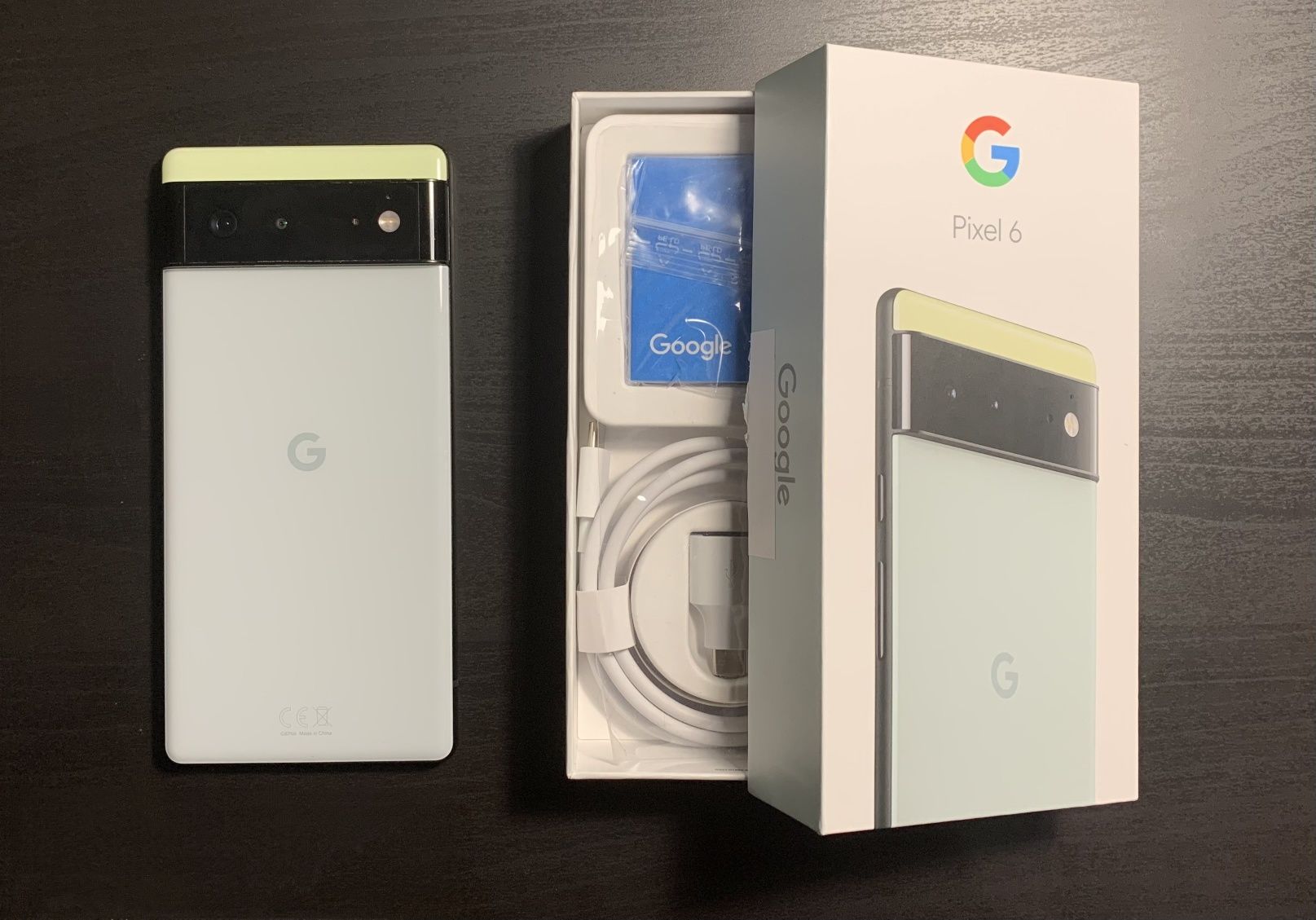 Google Pixel 6 + Caixa e Acessórios com Garantia e Fatura