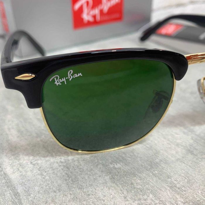 Сонцезахисні окуляри RAY BAN 3016 Clubmaster лінза скло