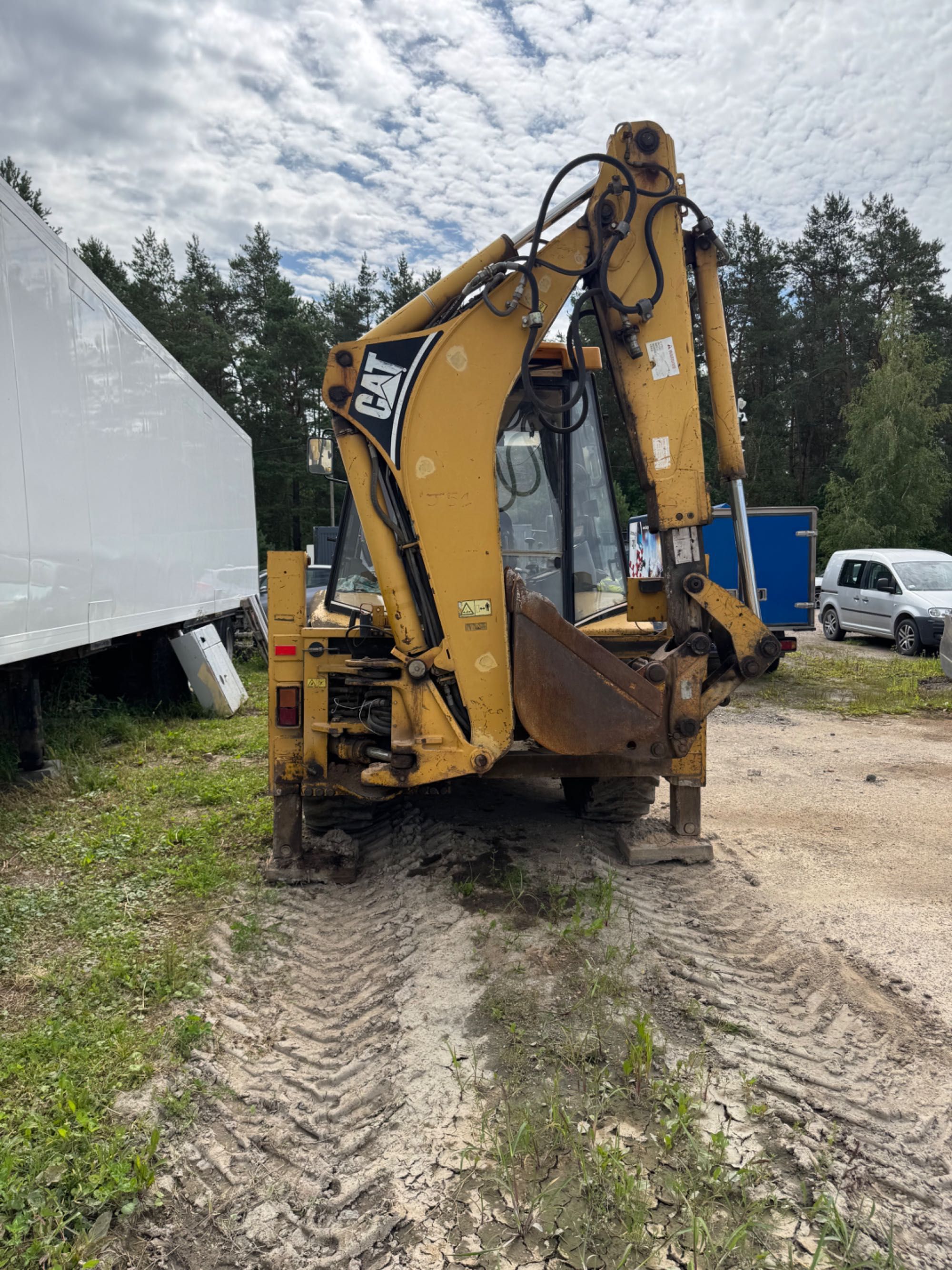 Koparko Ładowarka CAT 428 C
