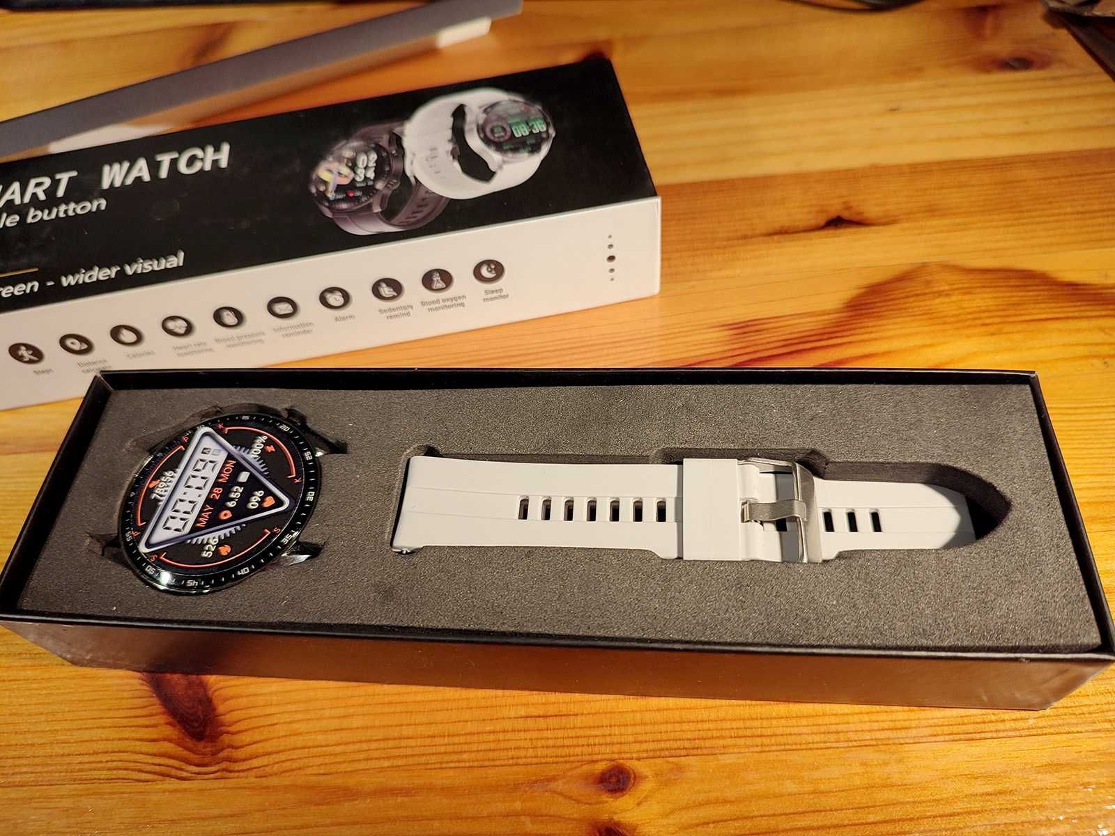 Smartwatch C300/GT Watch - Tętno, Ciśnienie krwi, SpO2, Telefon BT