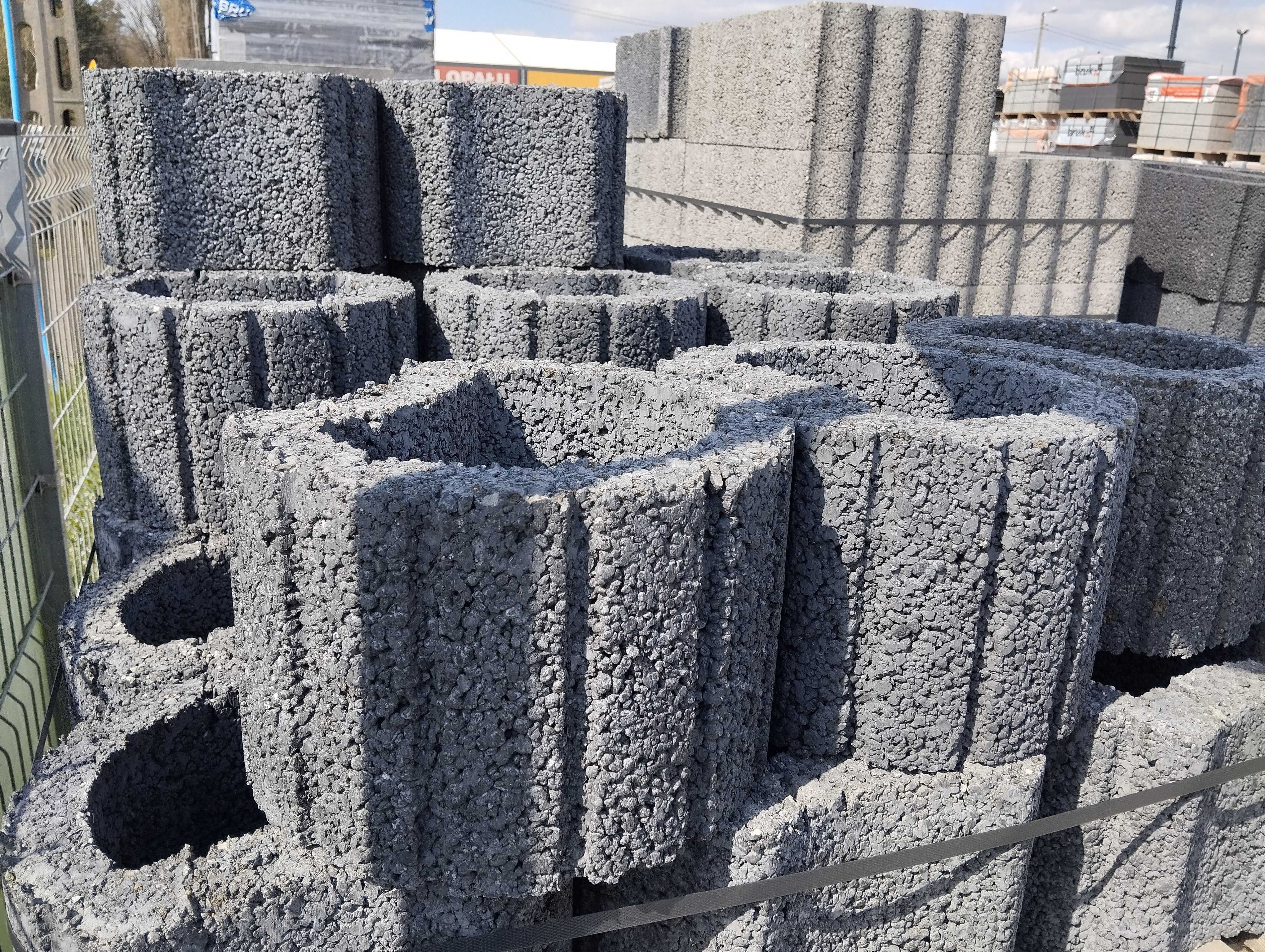 Donice Betonowe Okrągłe Patiflor murek oporowy donica beton gazon grys