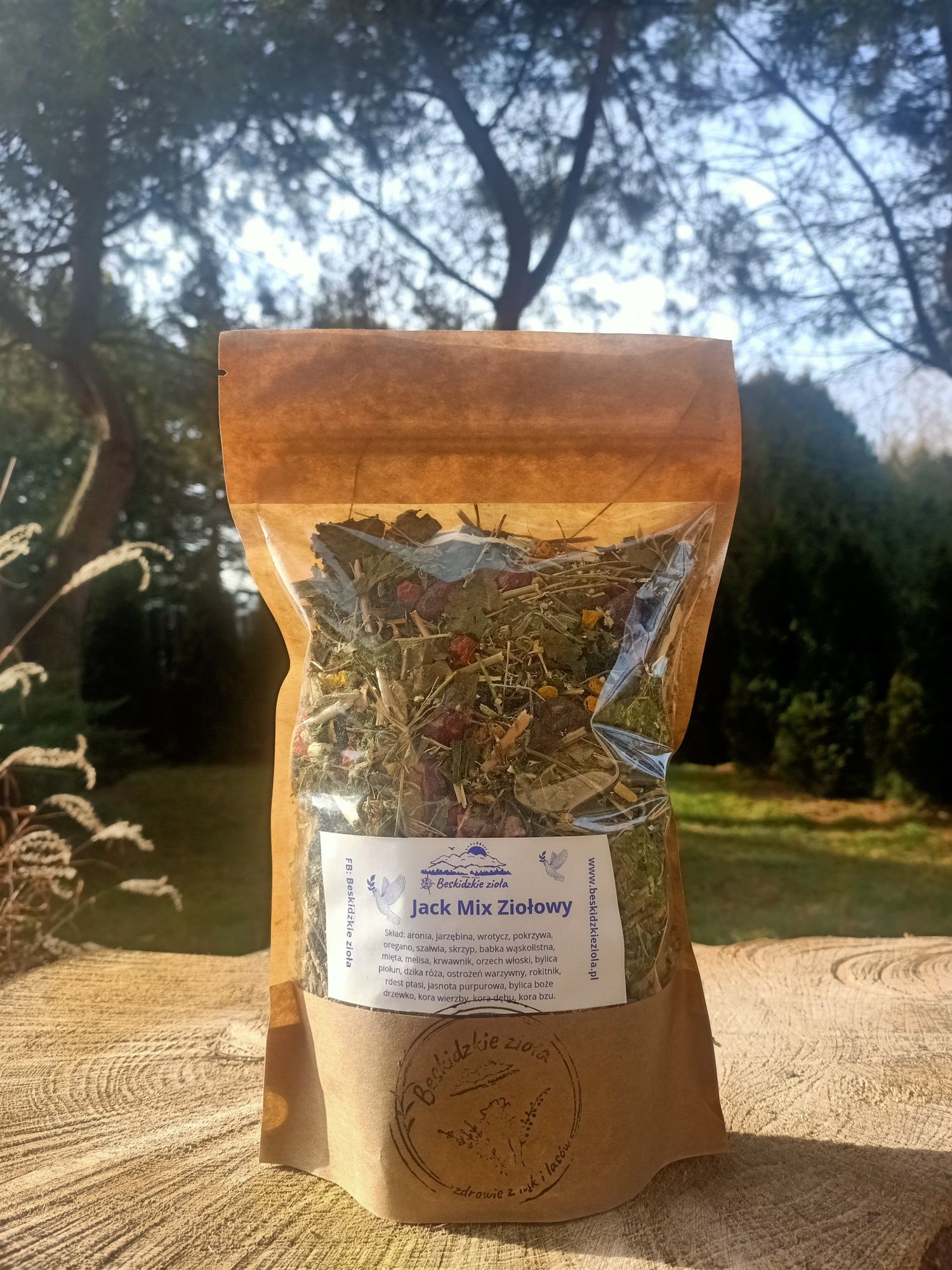 Jack Mix Ziołowy – Naturalna Herbata dla Gołębi, Wzmacniająca Zdrowie