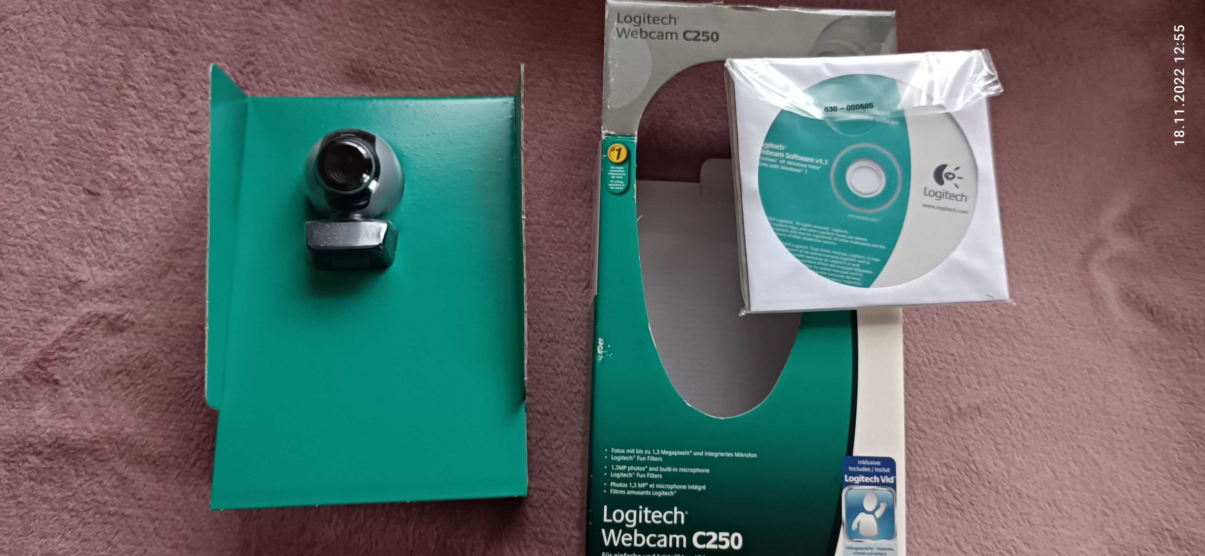 камера Logitech c250,Вебка