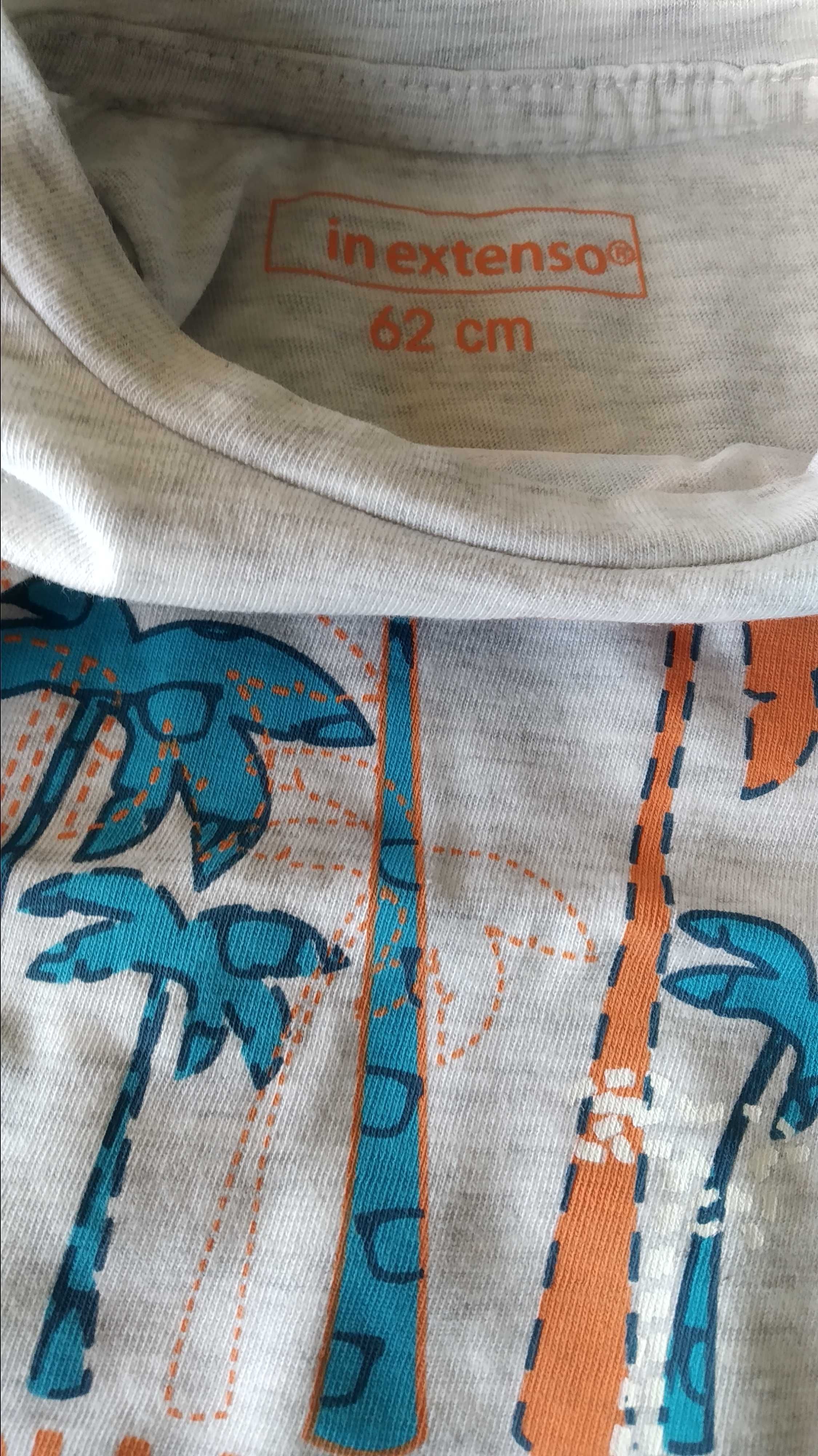 Conjunto -calção e t-shirt - Tam. 62cm