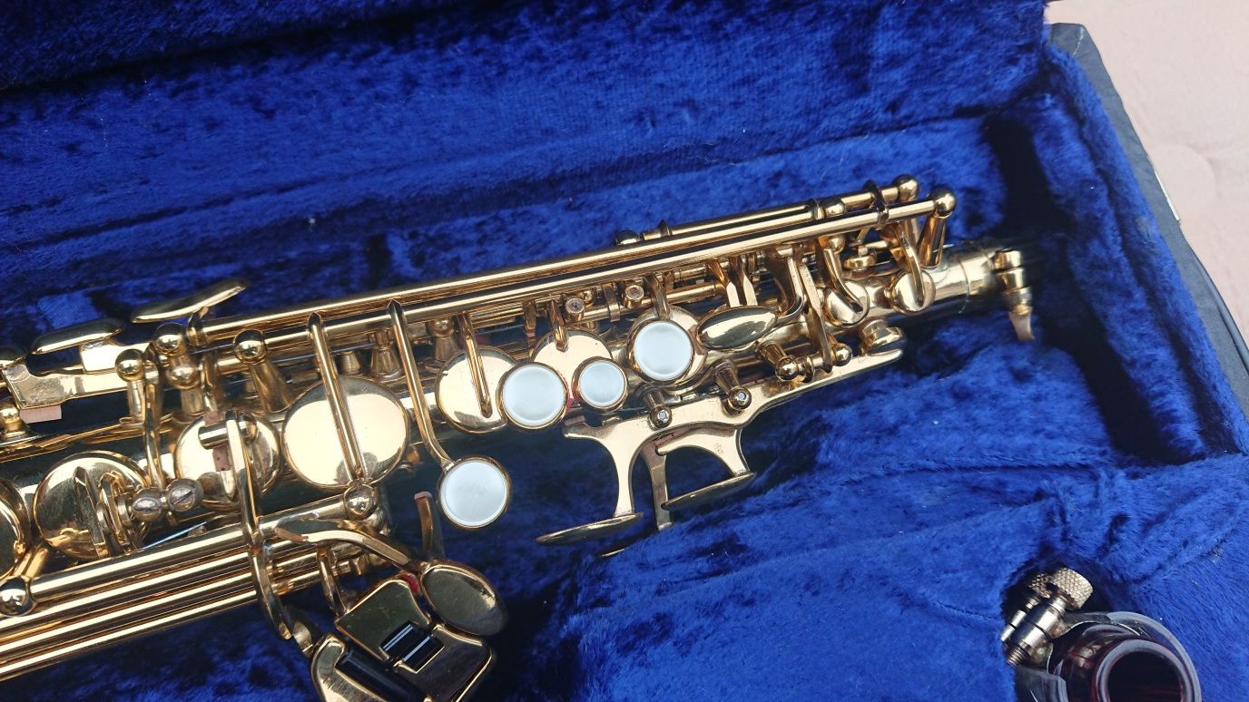 Amati ASS 63 saksofon sopranowy Berg Larsen ustnik