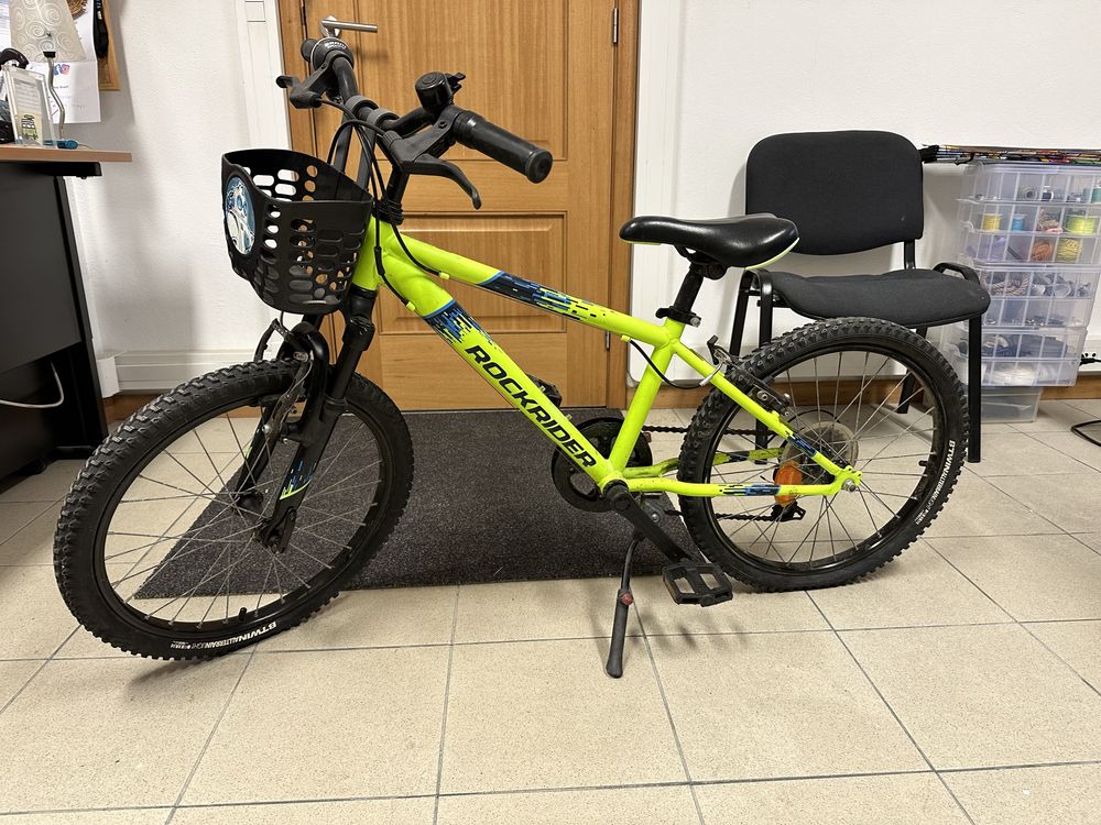 Bicicleta criança rockrider st500 roda 20"