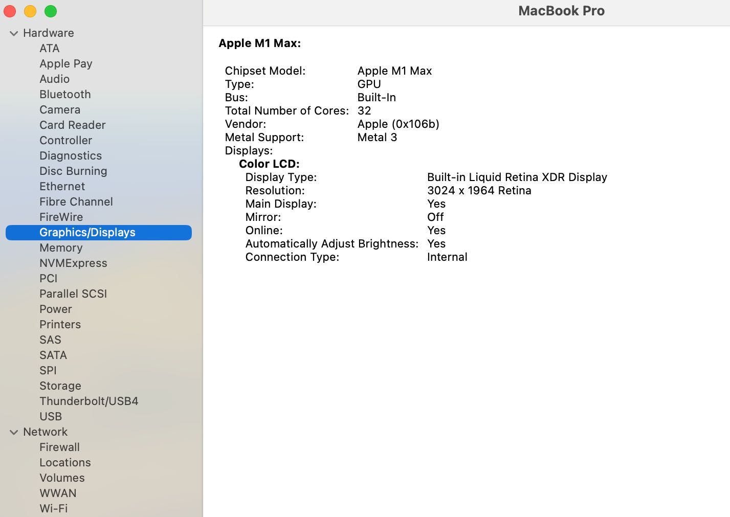 MacBook PRO 14 M1 MAX 10 CPU/ 32 GPU/ 64 RAM/ 2TB Space Gray