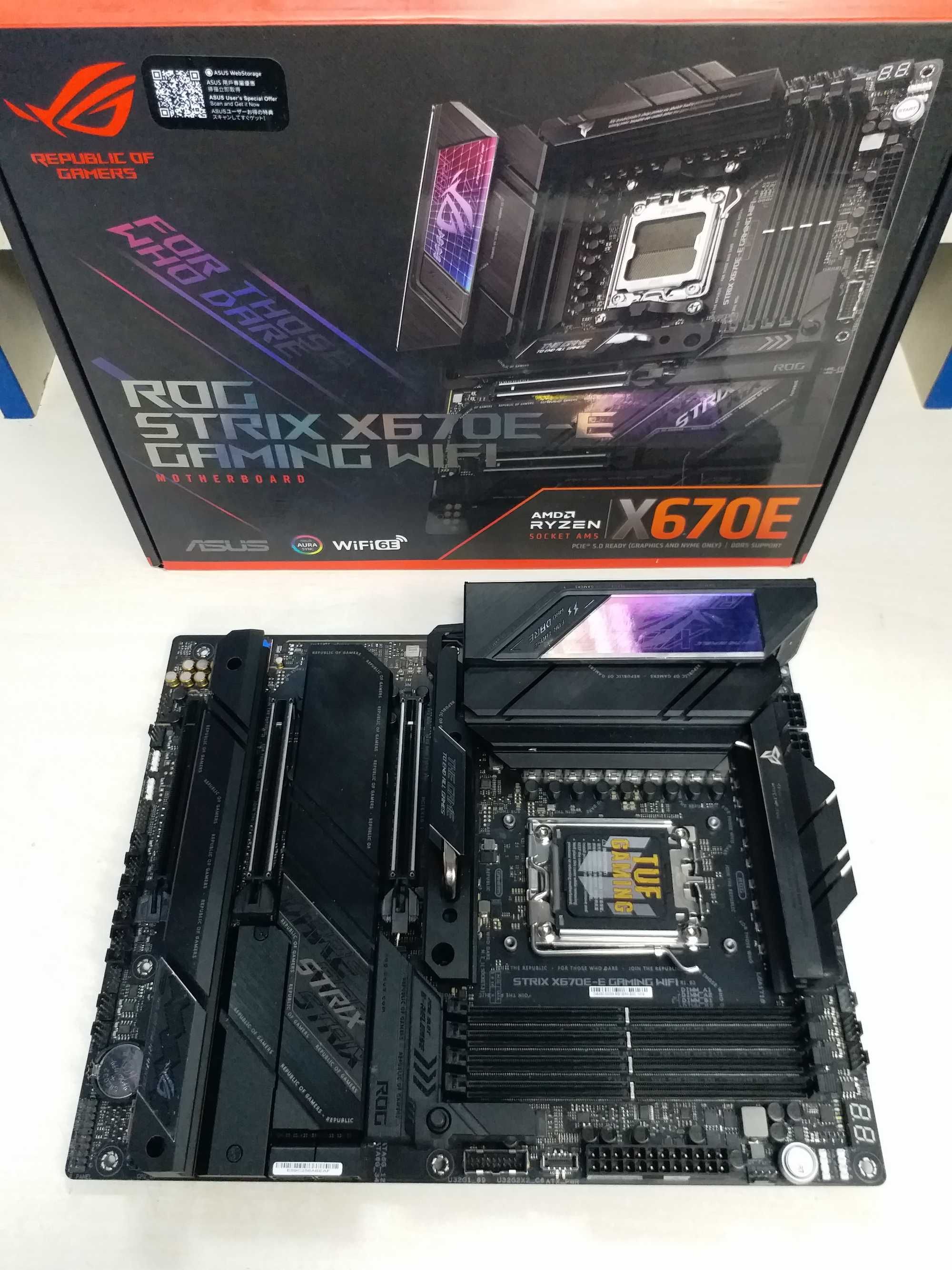 Топ плата Asus ROG Strix X670E-E Gaming WiFi сокет АМ5