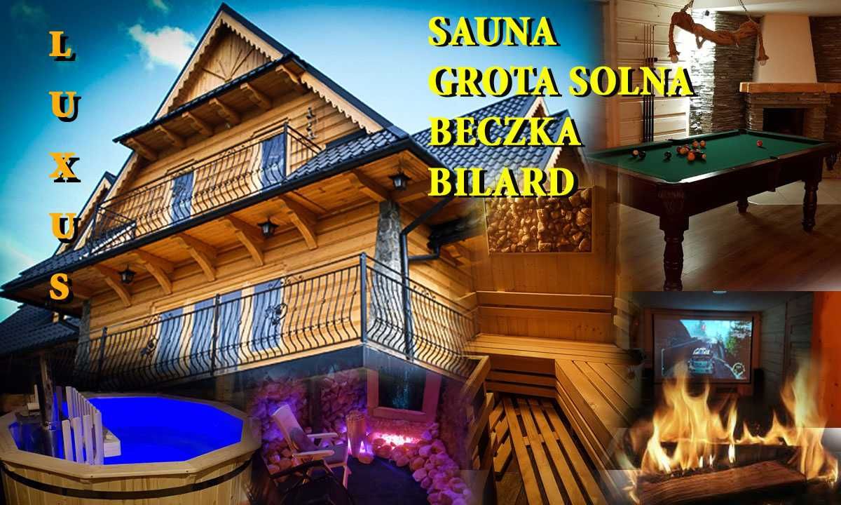 Domek,góry,ok. Zakopane, sauna ,grota solna, beczka, basen, majówka