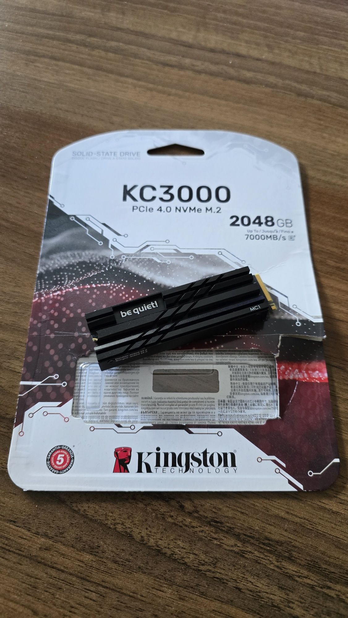 ‼️Dysk SSD Kingston KC3000 2TB + radiator‼️
