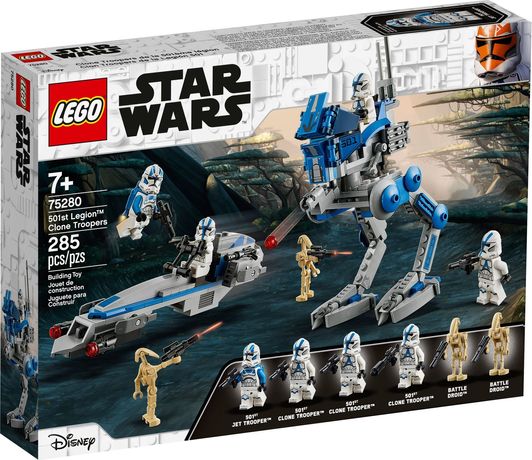 Lego Star Wars 75280 - 501st Legion Clone Troopers - bez figurek!!!