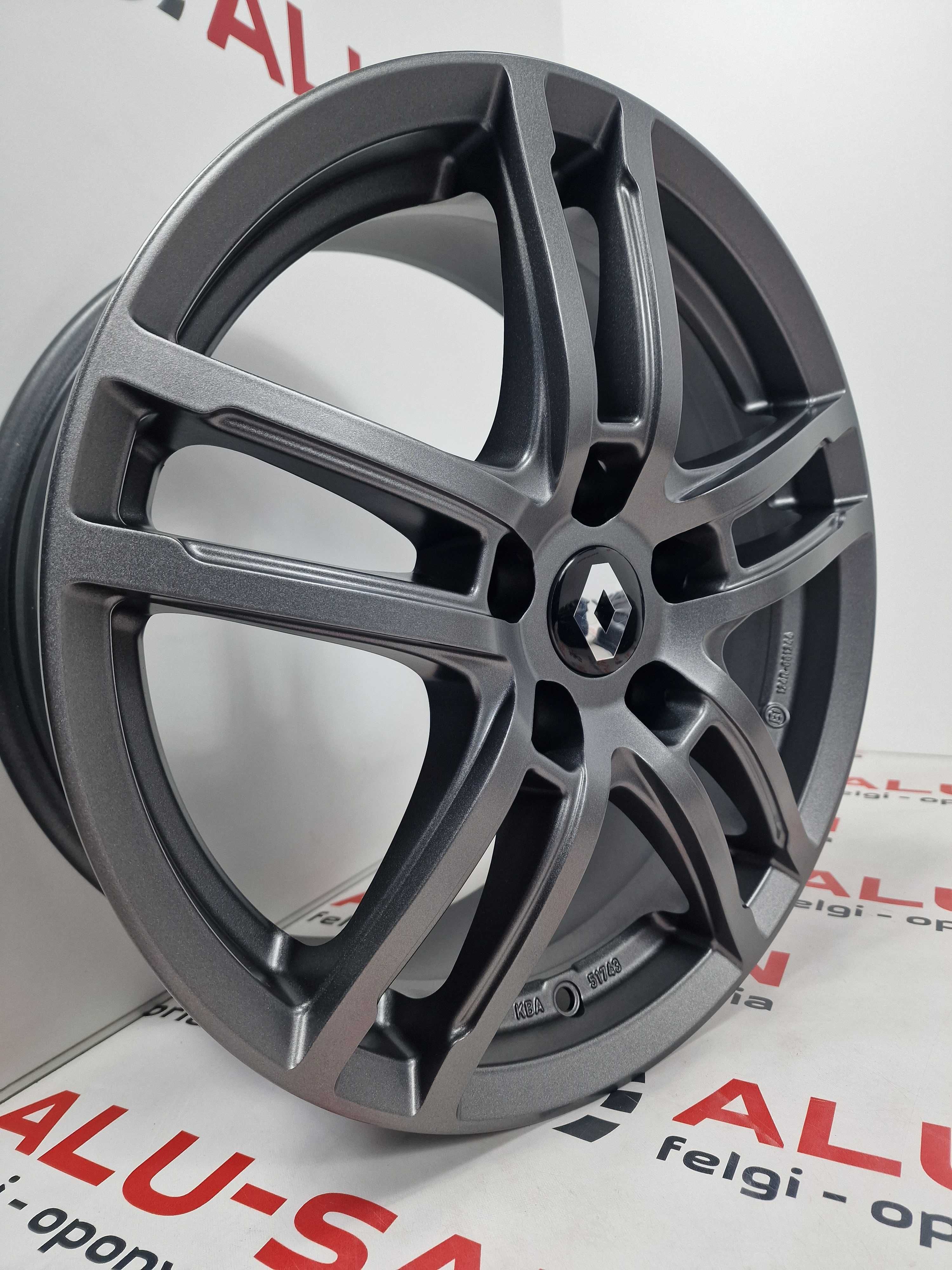 NOWE alufelgi RENAULT 17" 5x114,3 Laguna Talisman Megane - Grafit