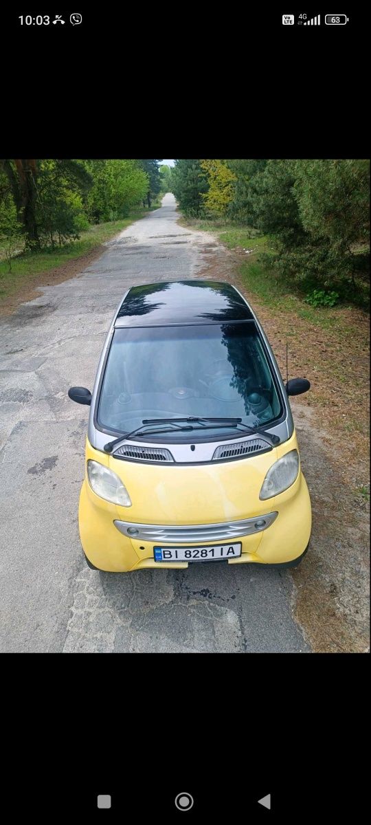 Smart fortwo 0.6 2001 год