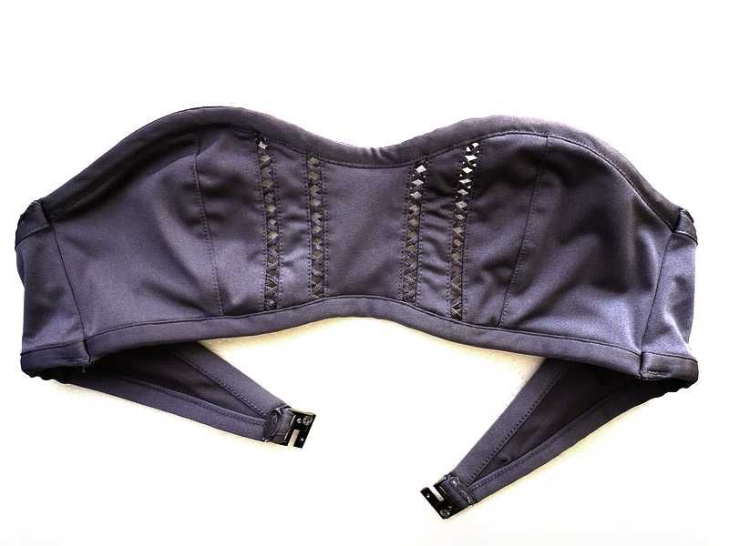 Szara góra od stroju kąpielowego bikini kostium h&M 36 S