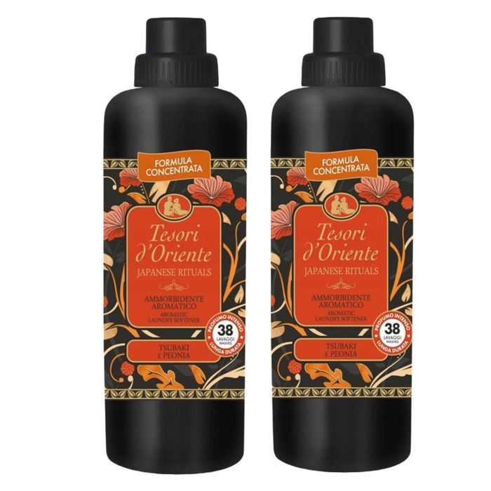 2x Tesori d'Oriente Płyn Płukania Japanese Tsubaki E Peonia 760ml