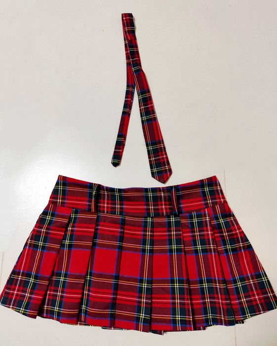 Mini Saia Colegial com Gravata - Redoute (Tam M)