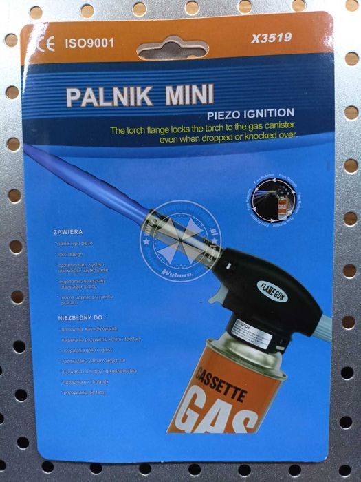 Palnik gazowy do lutowania z zapłonem PIEZO Palnik z zapłonem