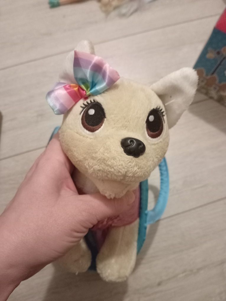 Piesek CHI CHI LOVE z torebką w sukience