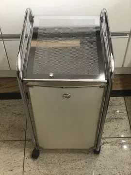 Pojemnik do łazienki kosz na pranie brudną odzież STAL NIERDZEWNA INOX