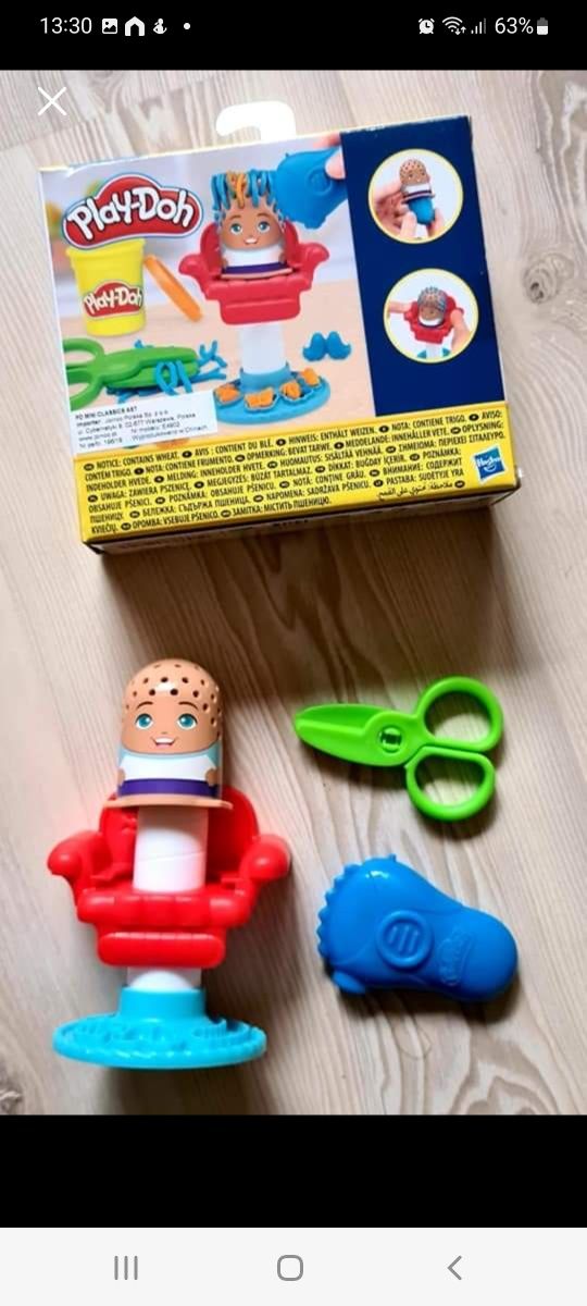 Play Doh fryzjer i lodziarnia