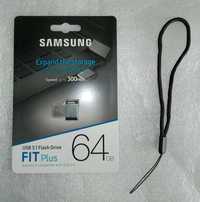 Pen Drive Samsung 64GB FIT Plus USB 3.1 (NOVO+SELADO+OFERTA)