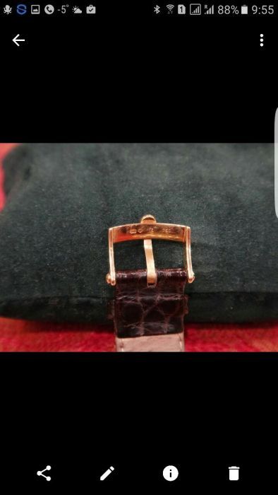 Золотые Швейцарские часы Opus Skeleton Chronograph