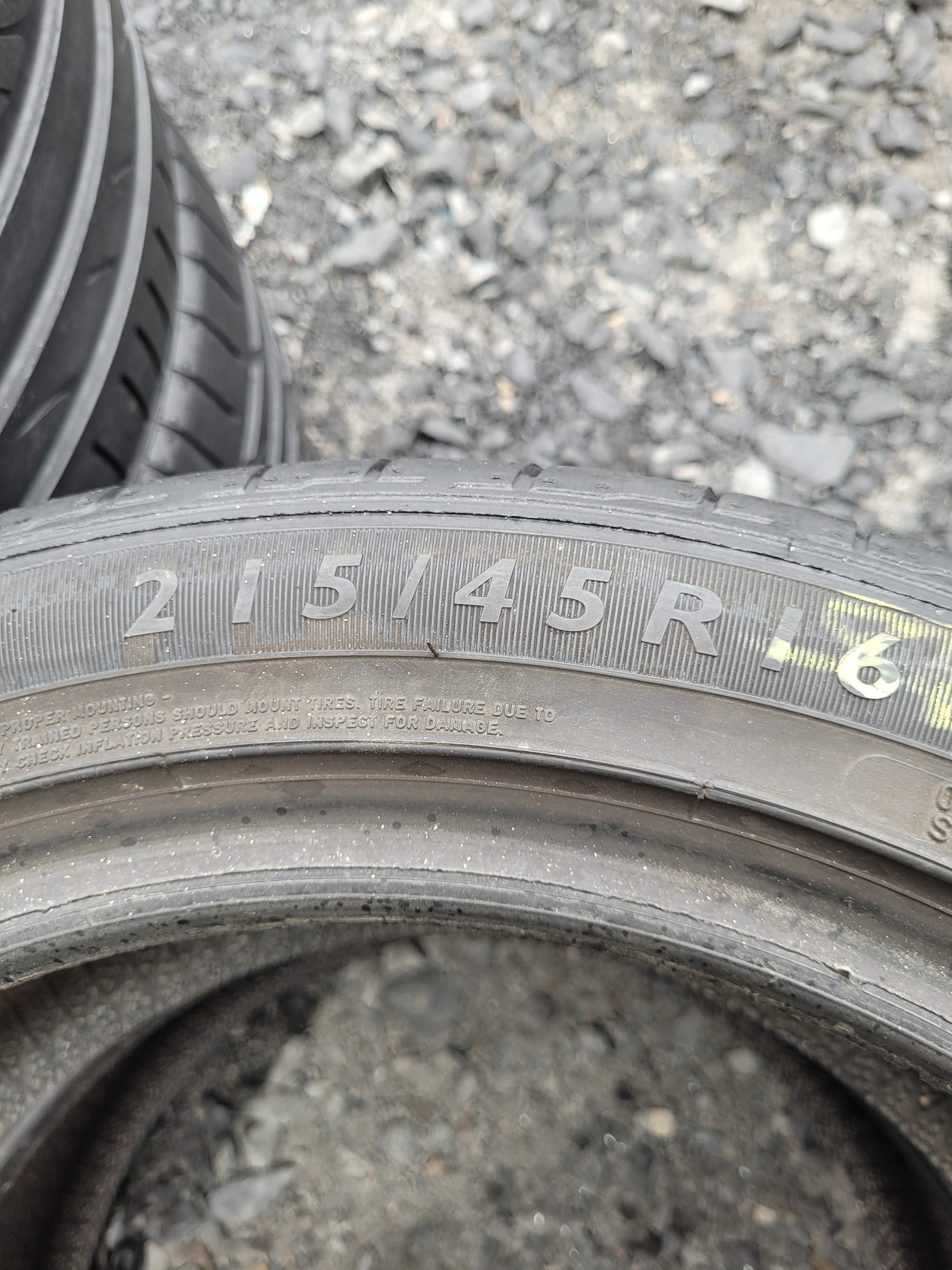 WYSYŁKA 2 Opony Letnie 215 45 R16 Dunlop SP SportMaxx 2017r.