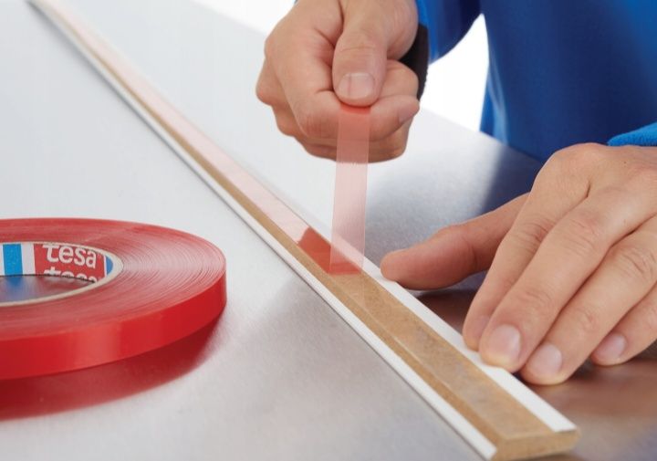 TESA 4965 Dwustronna Cienka Taśma PET Przeźroczysta MOCNA 12mm  50m