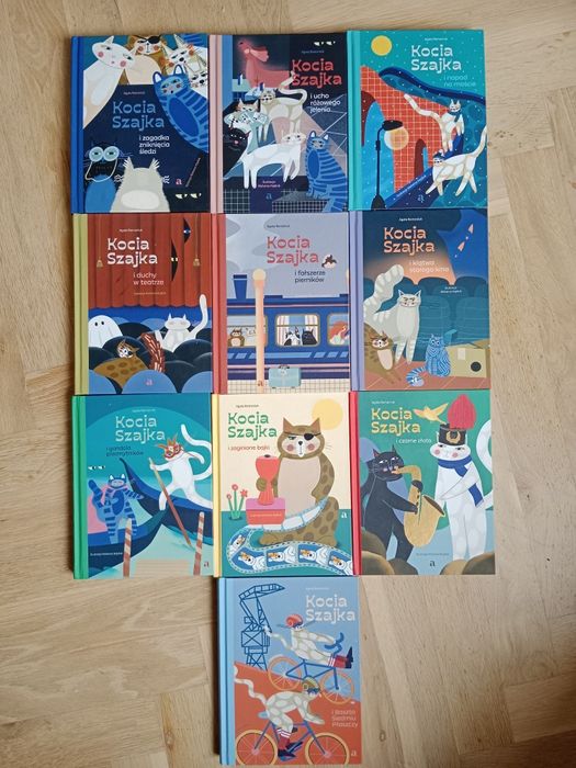 Kocia Szajka 1-10 seria A. Romaniuk stan idealny
