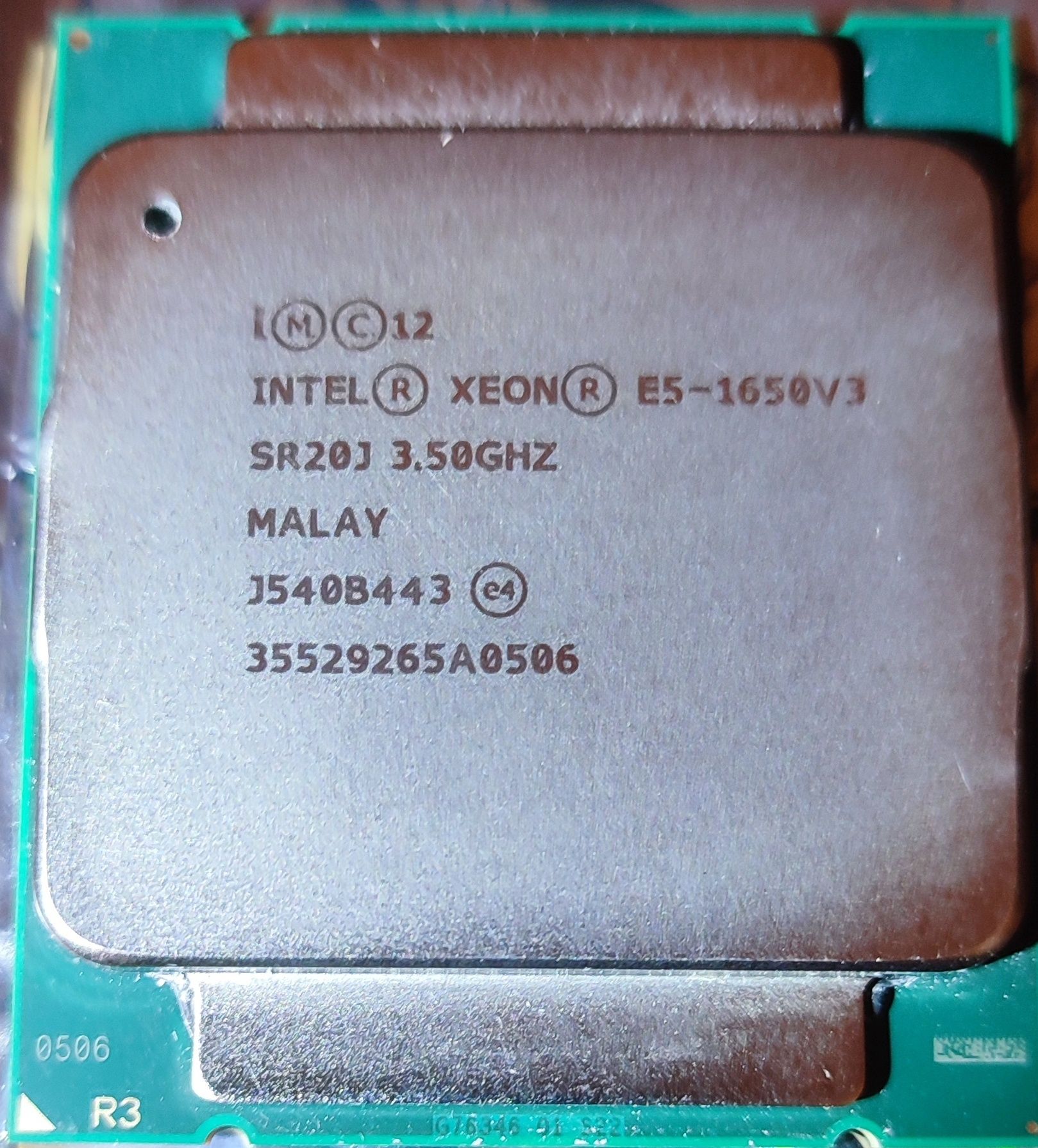 Поцесор Intel Xeon E5-1650V3 SR20J FCLGA2011-3